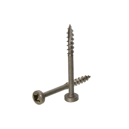 Creative Products 500 Pack - 6-12 x 1 1/2 Pan, Quad, 1/2 Deep Thread, Type 17, Thread Cutting Screw, Plain Finish SP-6112PQ12DT17P-500